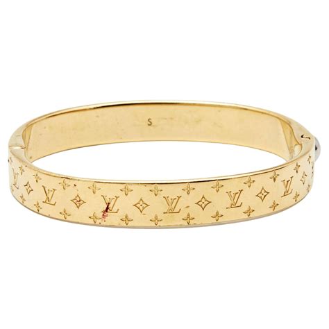 louis vuitton gold cuff|louis vuitton nanogram cuff.